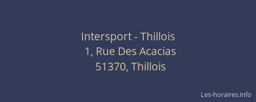Intersport - Thillois