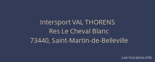 Intersport VAL THORENS