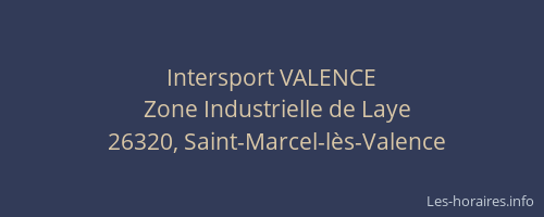 Intersport VALENCE