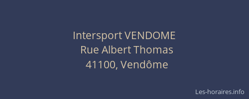 Intersport VENDOME