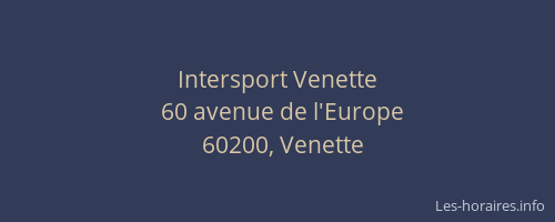 Intersport Venette