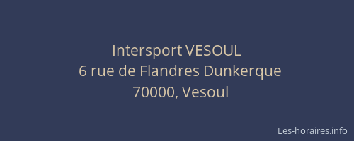 Intersport VESOUL