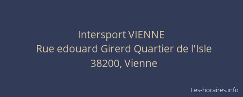 Intersport VIENNE
