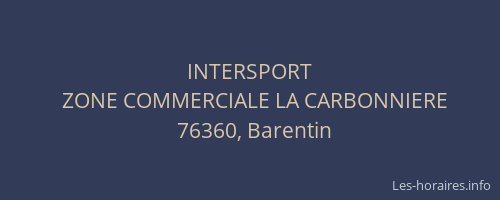 INTERSPORT