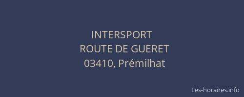 INTERSPORT