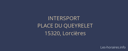 INTERSPORT