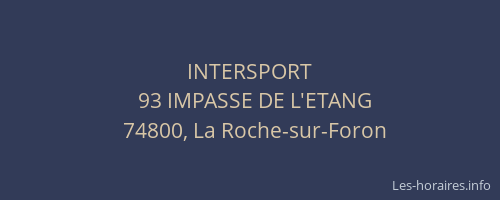 INTERSPORT