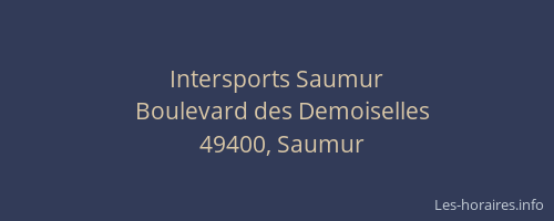 Intersports Saumur