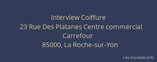 Interview Coiffure