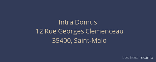 Intra Domus
