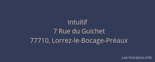 Intuitif
