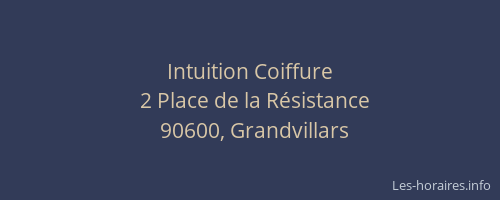 Intuition Coiffure