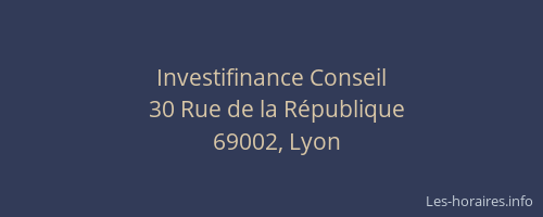 Investifinance Conseil