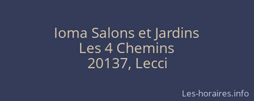 Ioma Salons et Jardins