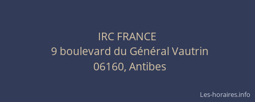 IRC FRANCE
