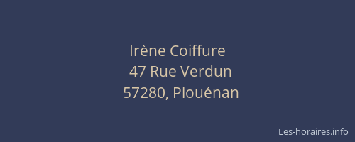 Ir&egrave;ne Coiffure