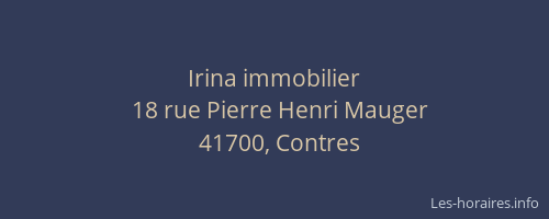 Irina immobilier