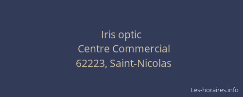 Iris optic