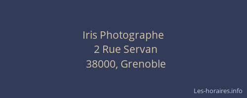 Iris Photographe