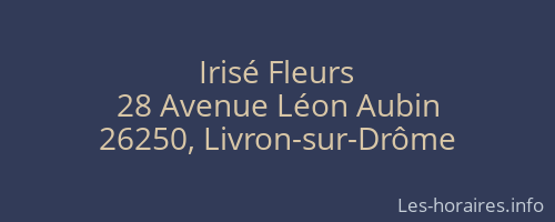 Irisé Fleurs