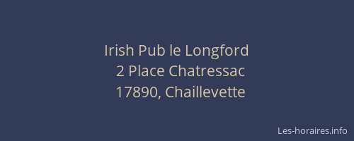 Irish Pub le Longford