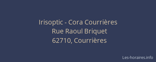 Irisoptic - Cora Courrières