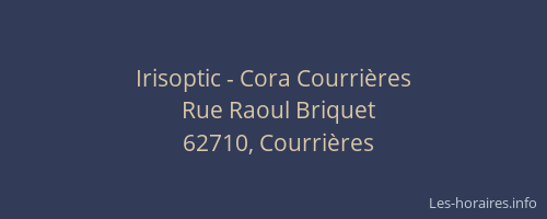 Irisoptic - Cora Courri&egrave;res