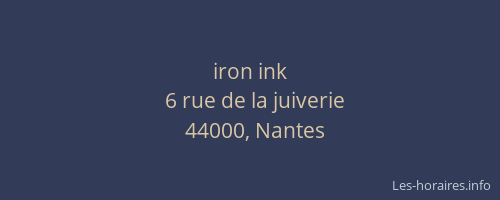 iron ink