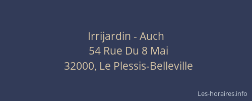 Irrijardin - Auch