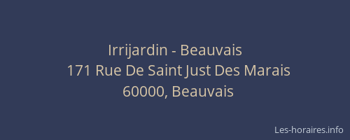 Irrijardin - Beauvais