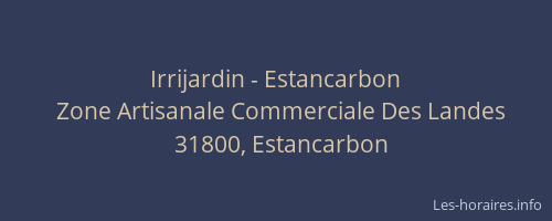 Irrijardin - Estancarbon