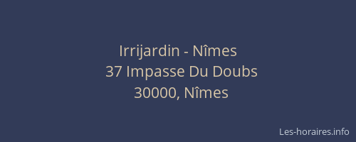 Irrijardin - Nîmes