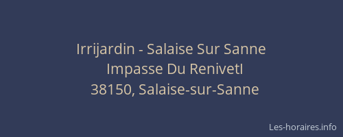 Irrijardin - Salaise Sur Sanne