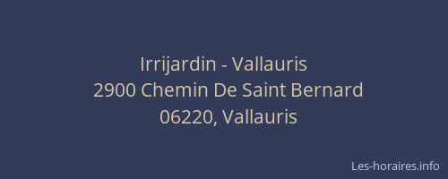 Irrijardin - Vallauris