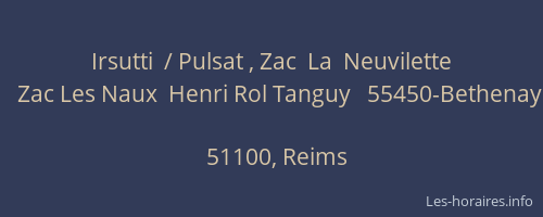 Irsutti  / Pulsat , Zac  La  Neuvilette