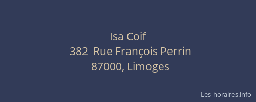 Isa Coif