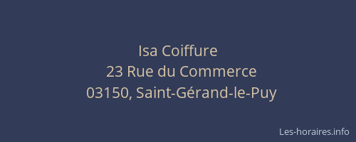 Isa Coiffure