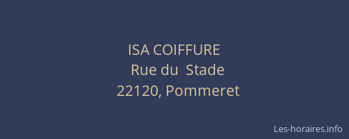 ISA COIFFURE