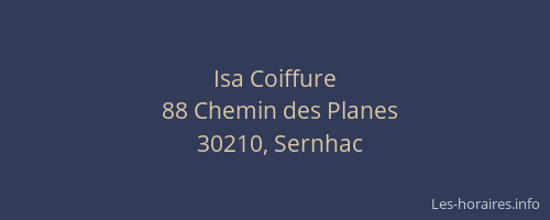 Isa Coiffure