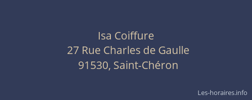 Isa Coiffure