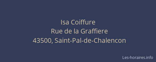 Isa Coiffure