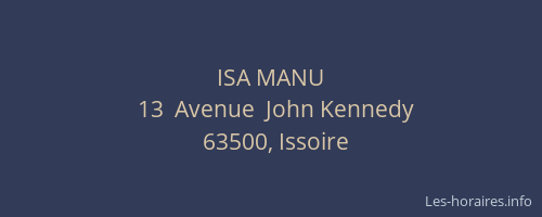ISA MANU