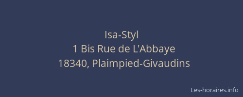 Isa-Styl