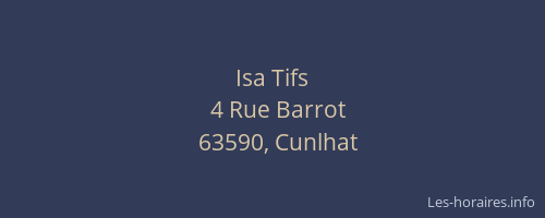 Isa Tifs