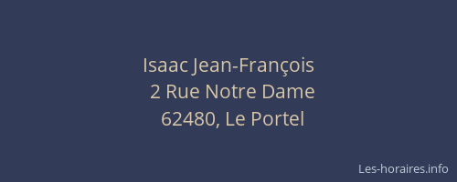 Isaac Jean-François