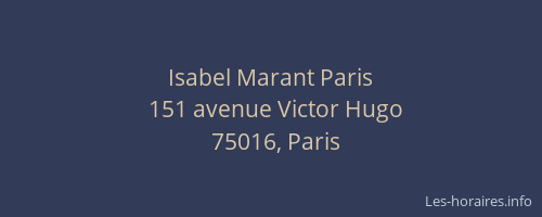 Isabel Marant Paris