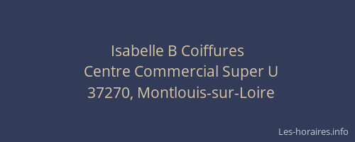 Isabelle B Coiffures