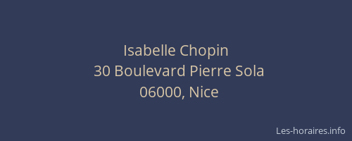 Isabelle Chopin