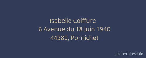 Isabelle Coiffure