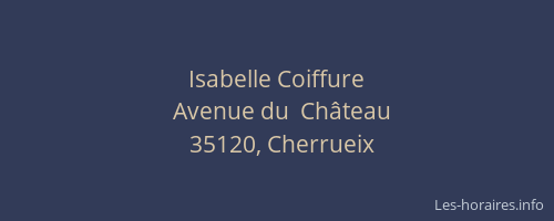 Isabelle Coiffure